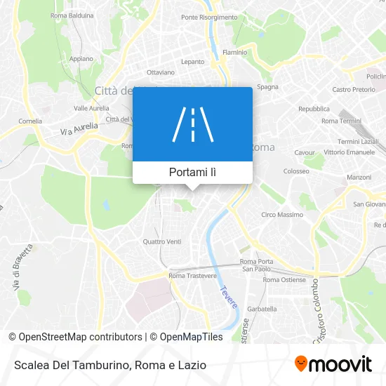 Mappa Scalea Del Tamburino