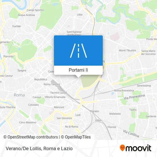 Mappa Verano/De Lollis