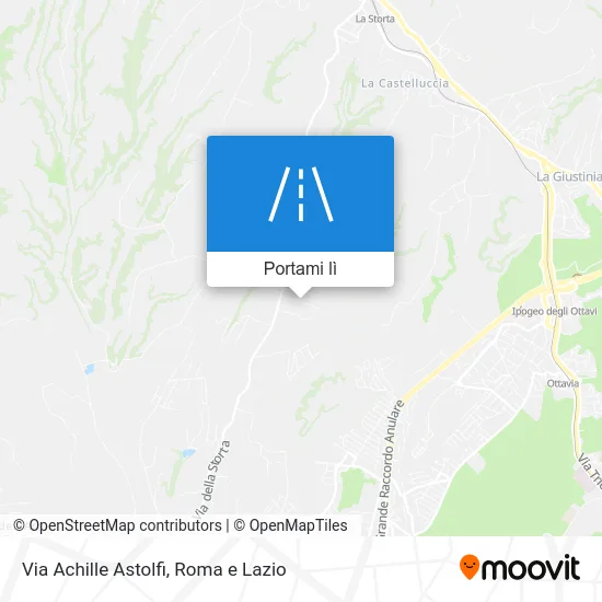 Mappa Via Achille Astolfi