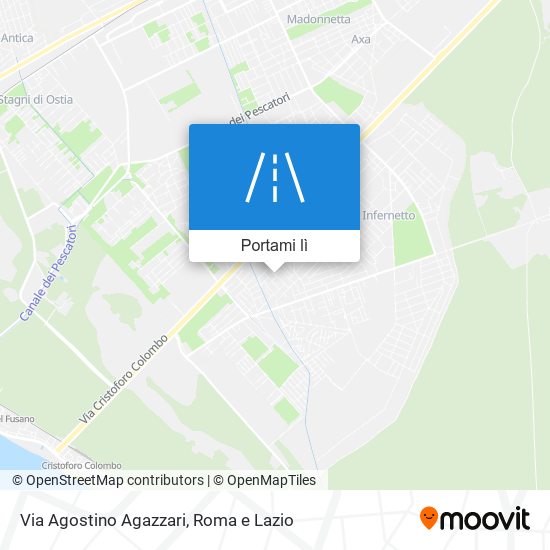 Mappa Via Agostino Agazzari