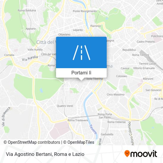 Mappa Via Agostino Bertani