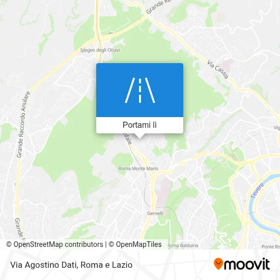 Mappa Via Agostino Dati