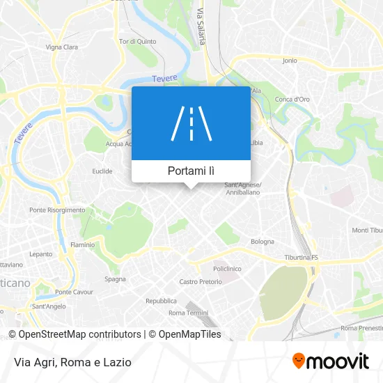 Mappa Via Agri
