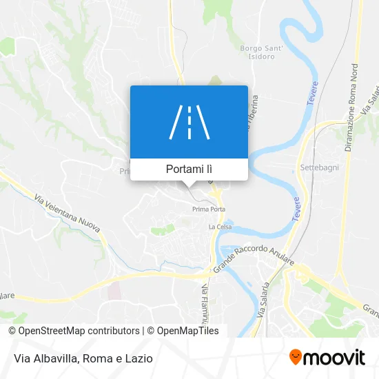 Mappa Via Albavilla