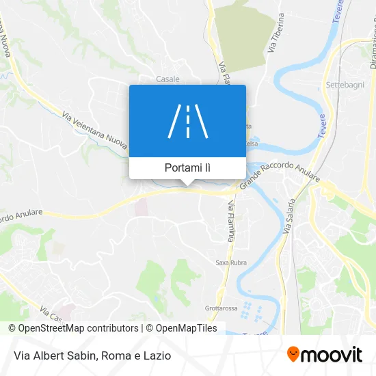 Mappa Via Albert Sabin