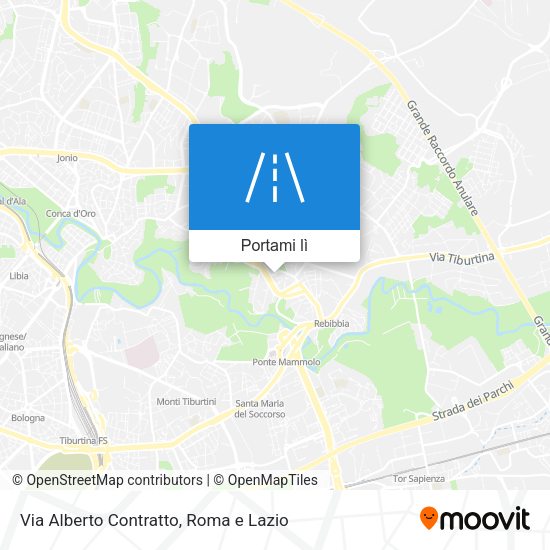 Mappa Via Alberto Contratto