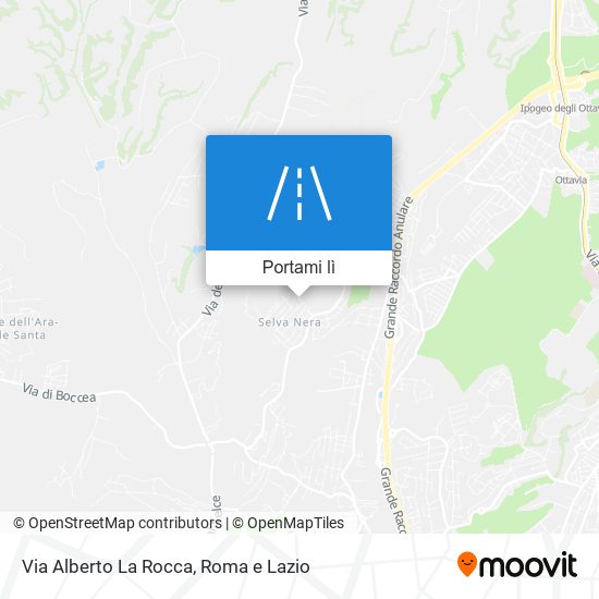 Mappa Via Alberto La Rocca