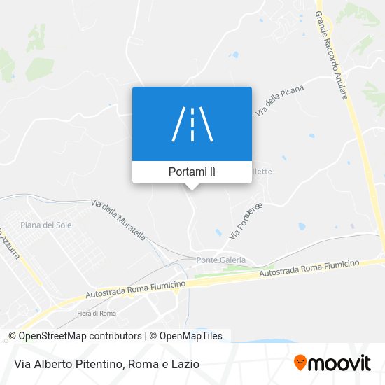 Mappa Via Alberto Pitentino
