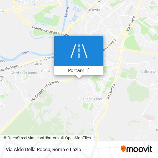 Mappa Via Aldo Della Rocca