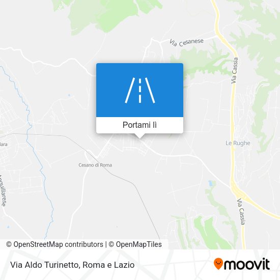 Mappa Via Aldo Turinetto