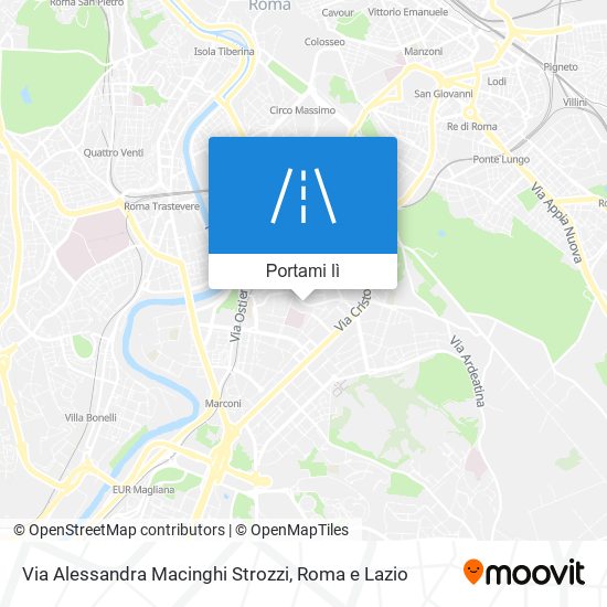 Mappa Via Alessandra Macinghi Strozzi