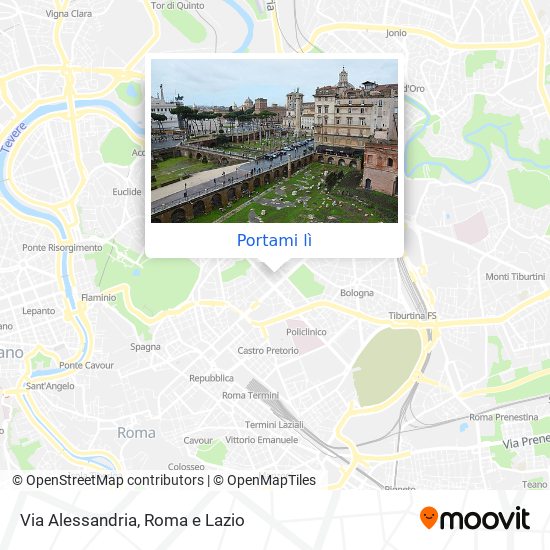 Mappa Via Alessandria