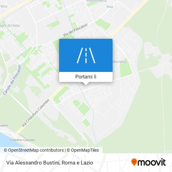 Mappa Via Alessandro Bustini