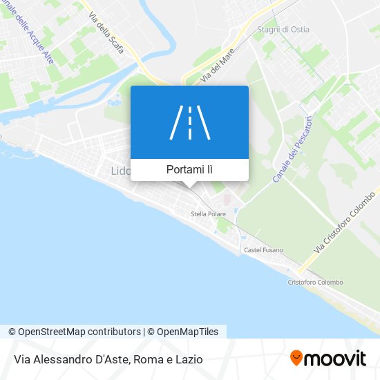 Mappa Via Alessandro D'Aste