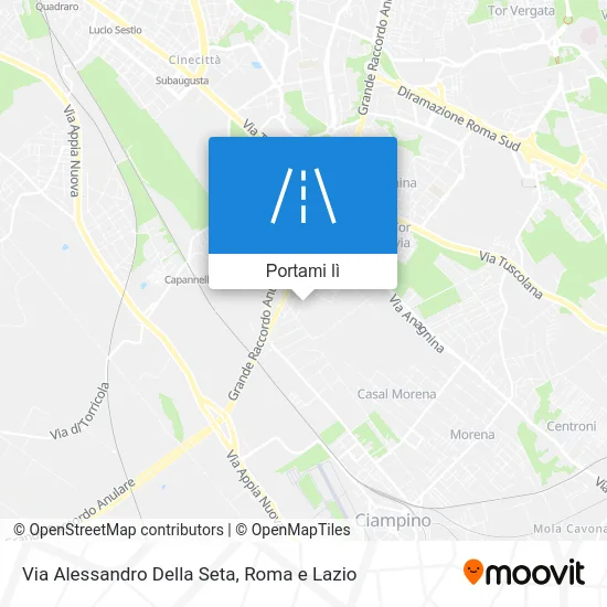 Mappa Via Alessandro Della Seta