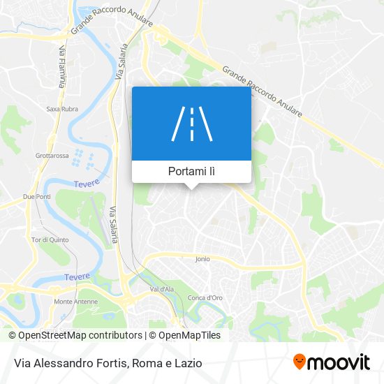 Mappa Via Alessandro Fortis