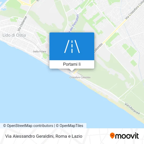 Mappa Via Alessandro Geraldini