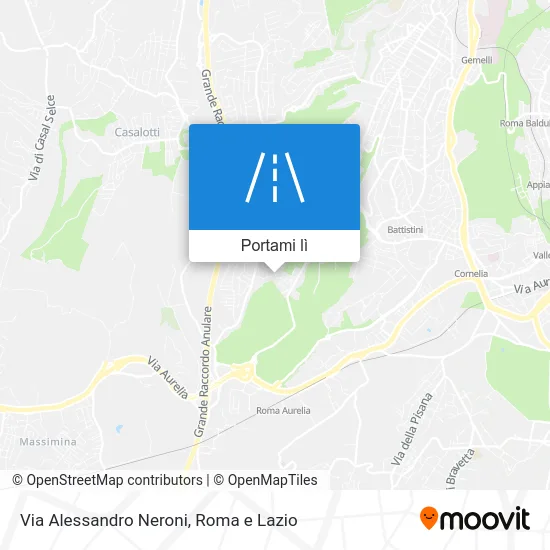Mappa Via Alessandro Neroni