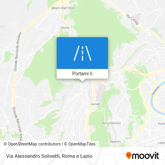 Mappa Via Alessandro Solivetti