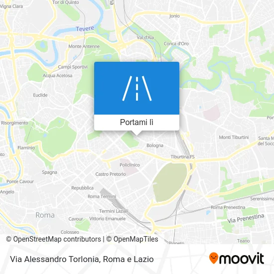 Mappa Via Alessandro Torlonia