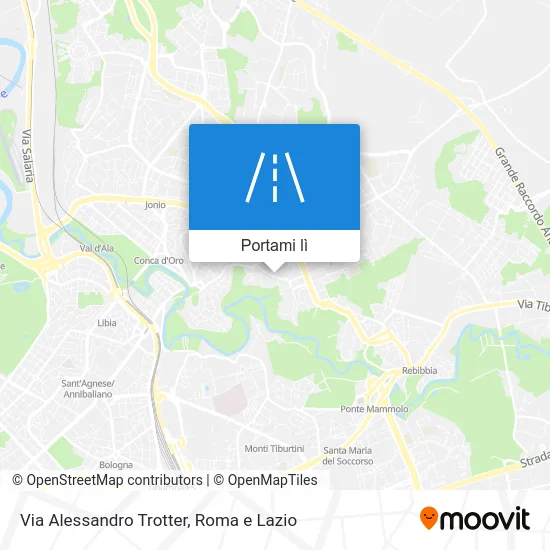 Mappa Via Alessandro Trotter