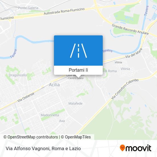 Mappa Via Alfonso Vagnoni