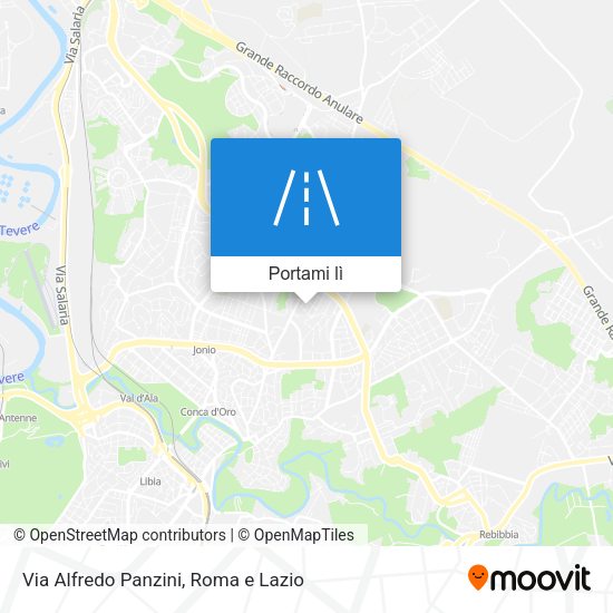 Mappa Via Alfredo Panzini