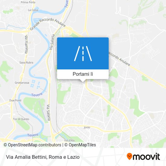 Mappa Via Amalia Bettini
