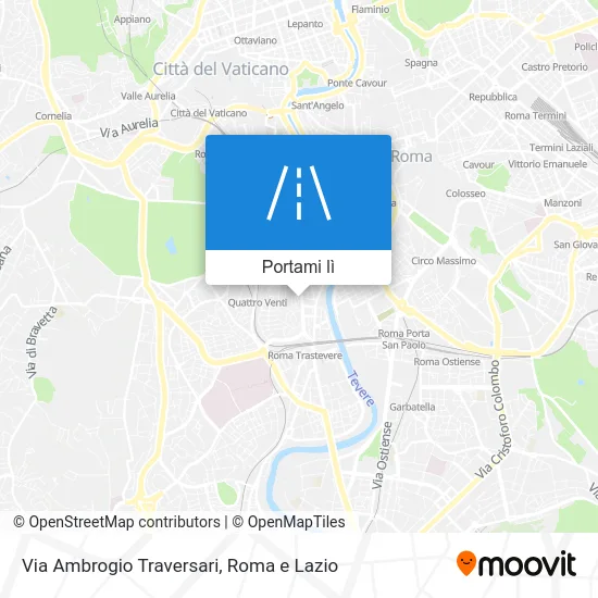 Mappa Via Ambrogio Traversari