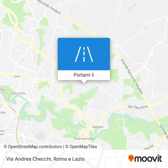 Mappa Via Andrea Checchi