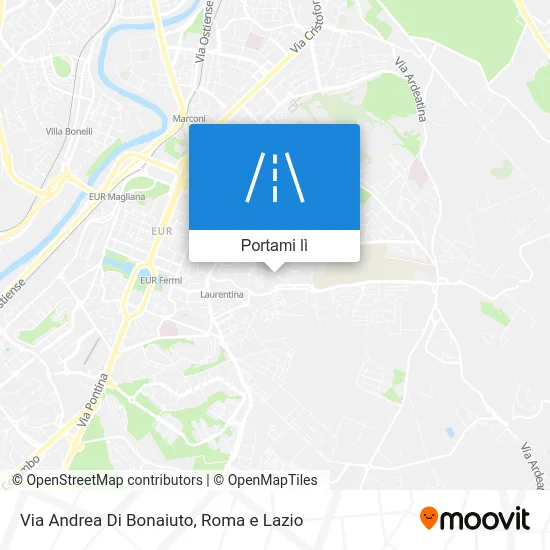 Mappa Via Andrea Di Bonaiuto