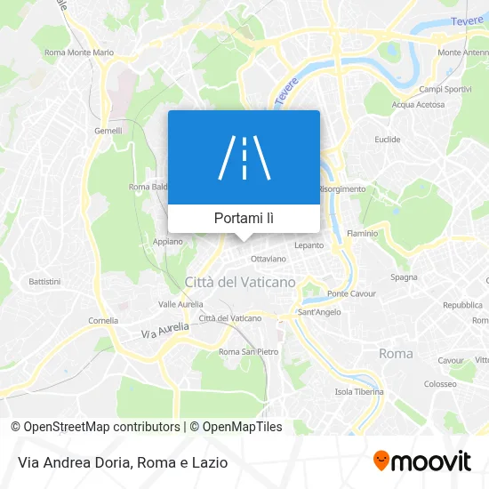 Mappa Via Andrea Doria