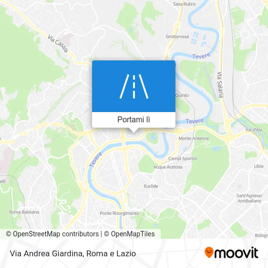 Mappa Via Andrea Giardina