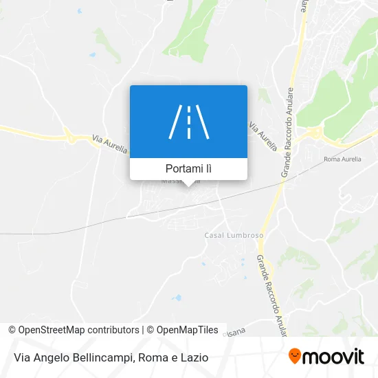 Mappa Via Angelo Bellincampi