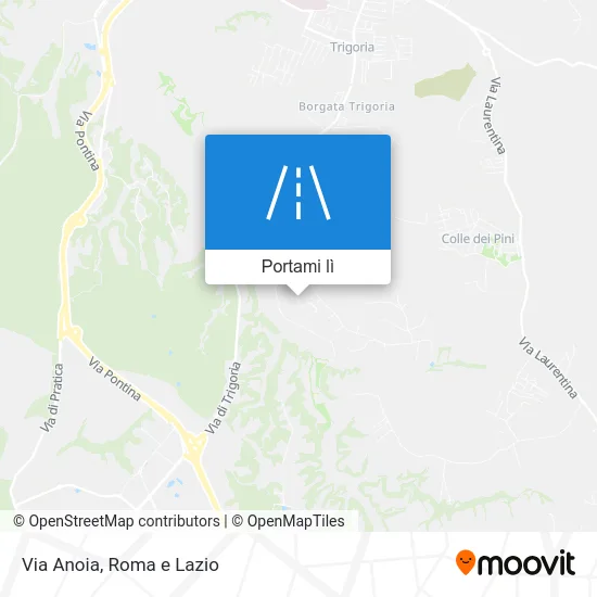 Mappa Via Anoia