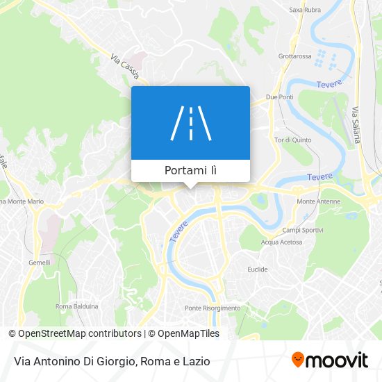 Mappa Via Antonino Di Giorgio