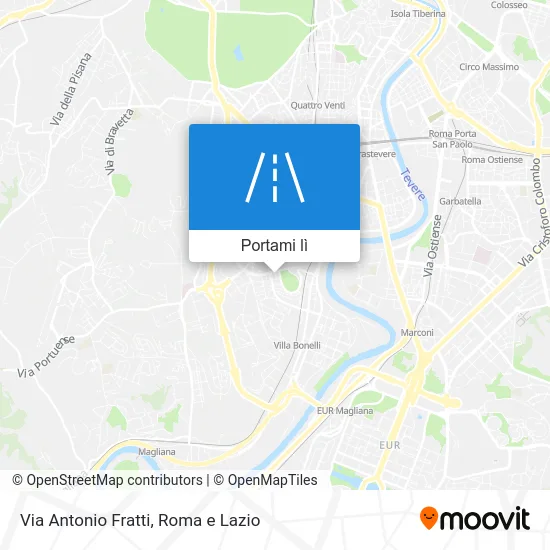 Mappa Via Antonio Fratti