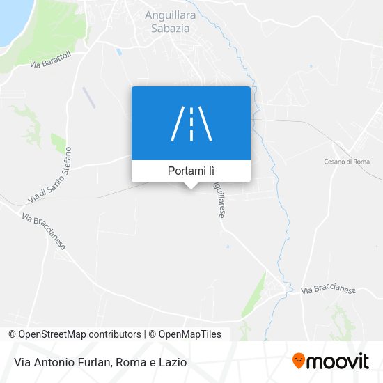 Mappa Via Antonio Furlan