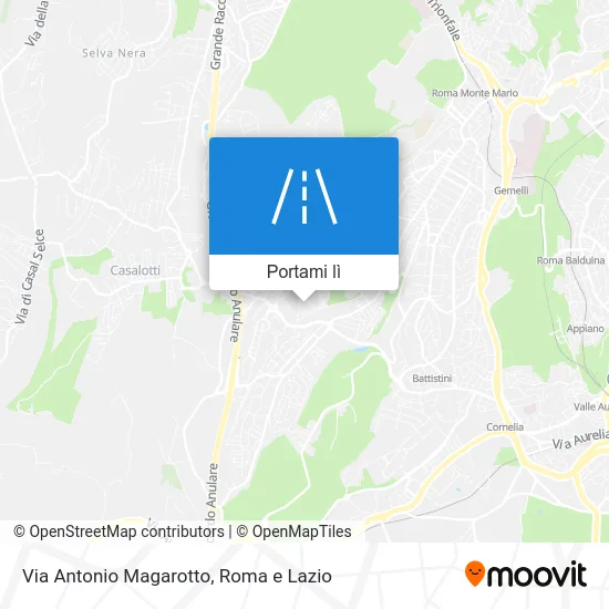 Mappa Via Antonio Magarotto