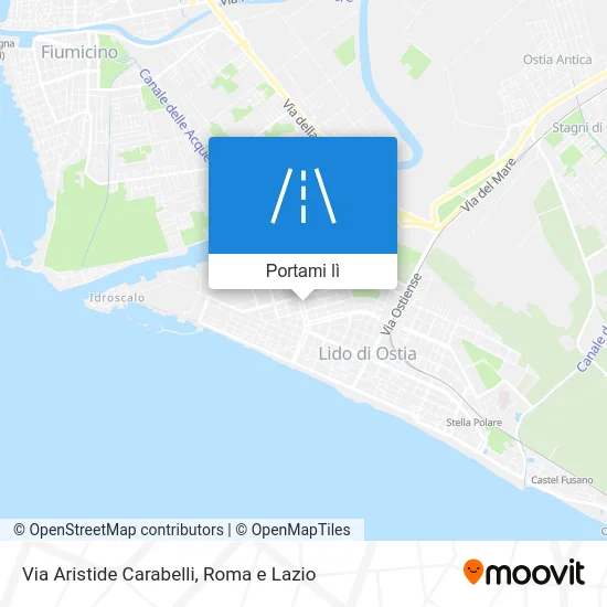 Mappa Via Aristide Carabelli