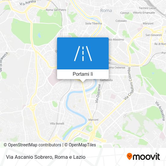 Mappa Via Ascanio Sobrero