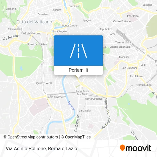 Mappa Via Asinio Pollione