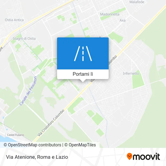 Mappa Via Atenione