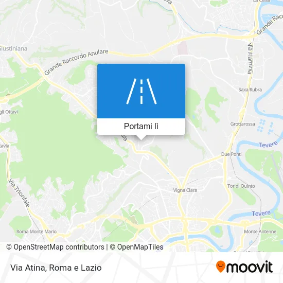 Mappa Via Atina