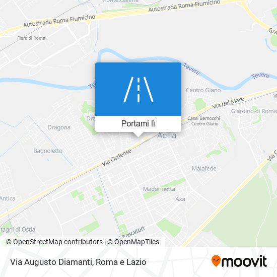 Mappa Via Augusto Diamanti