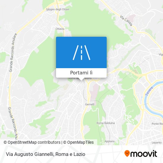 Mappa Via Augusto Giannelli