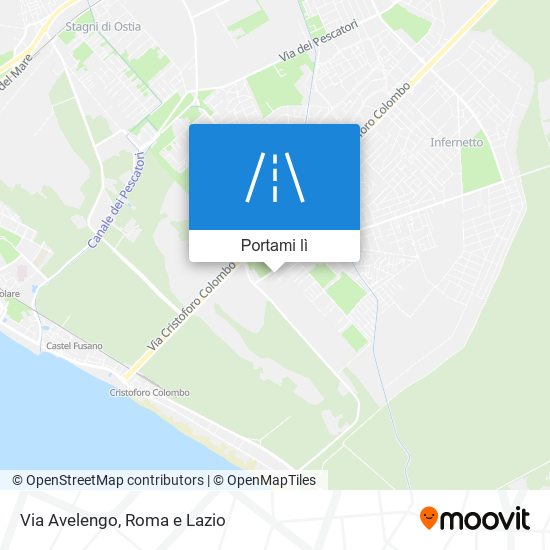 Mappa Via Avelengo