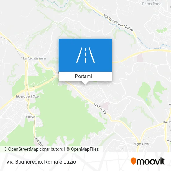 Mappa Via Bagnoregio