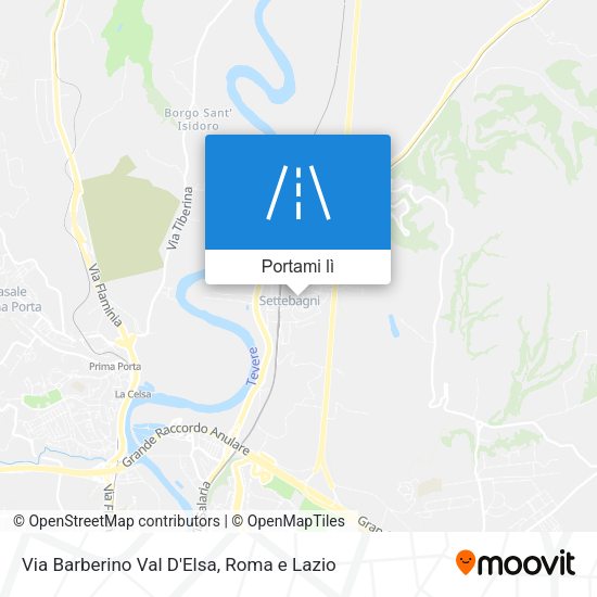 Mappa Via Barberino Val D'Elsa