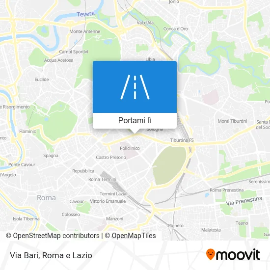 Mappa Via Bari